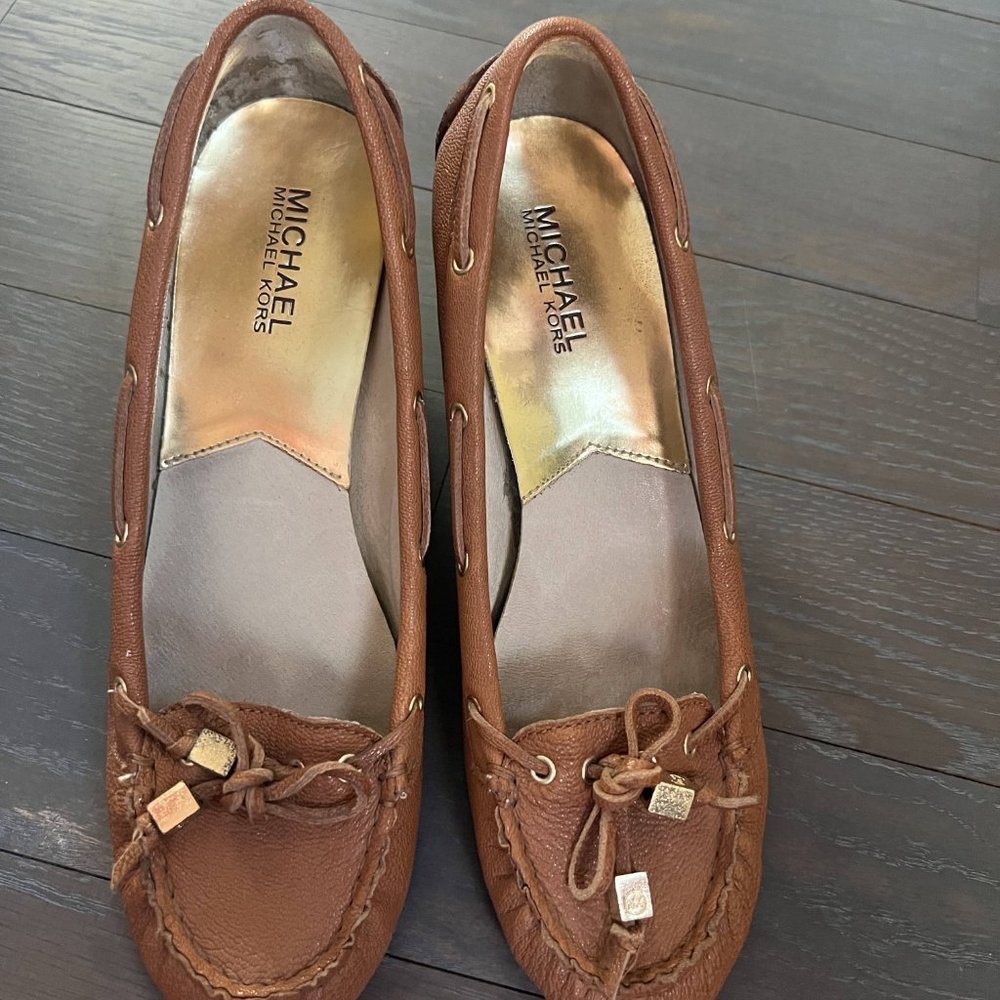 Michael Kors Wedge Loafers (Size 7.5)